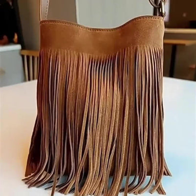 Faye | Boho Chic Fringe Shoulder Bag