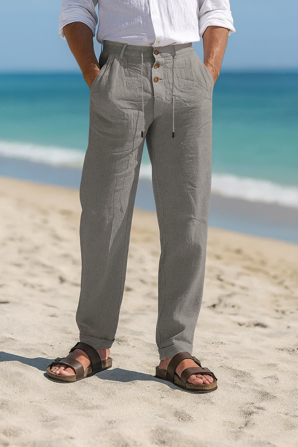 Brent™  | Cotton Linen Beach Pants