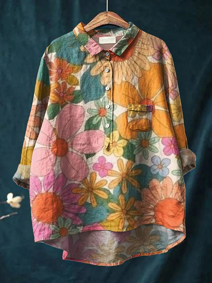 Front view of a long sleeve women&