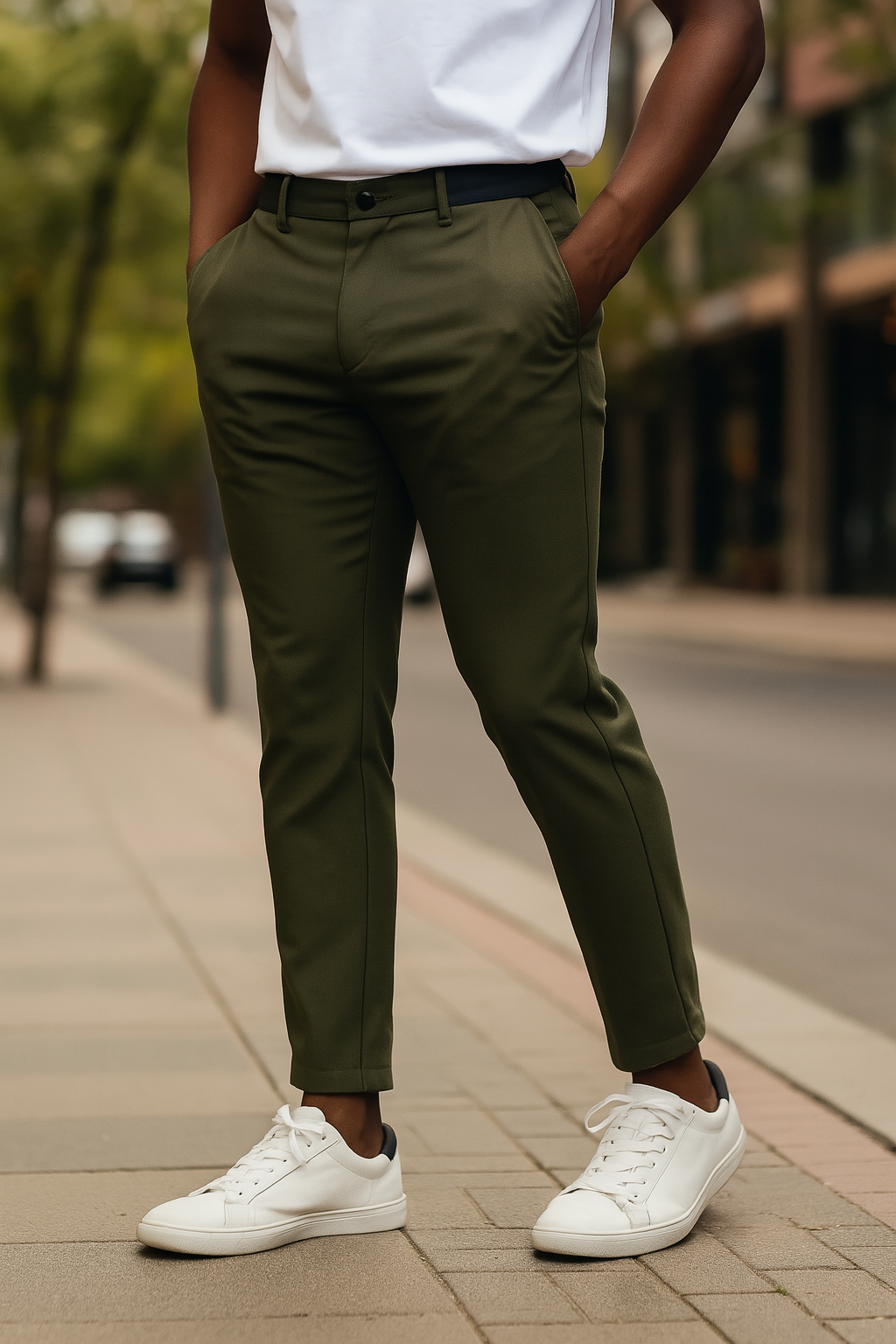 Ethan™ | High Waist Breathable Stretch Trousers