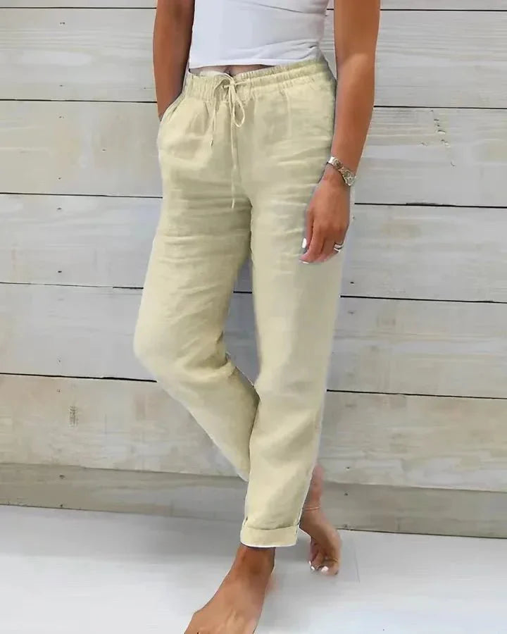 Bettina™ | Cotton Linen Summer Pants