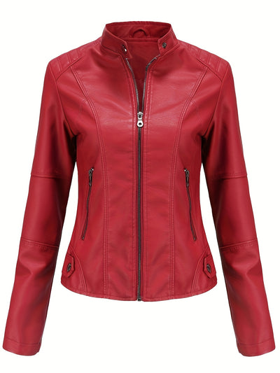 Kendra | Slim Fit Biker Jacket
