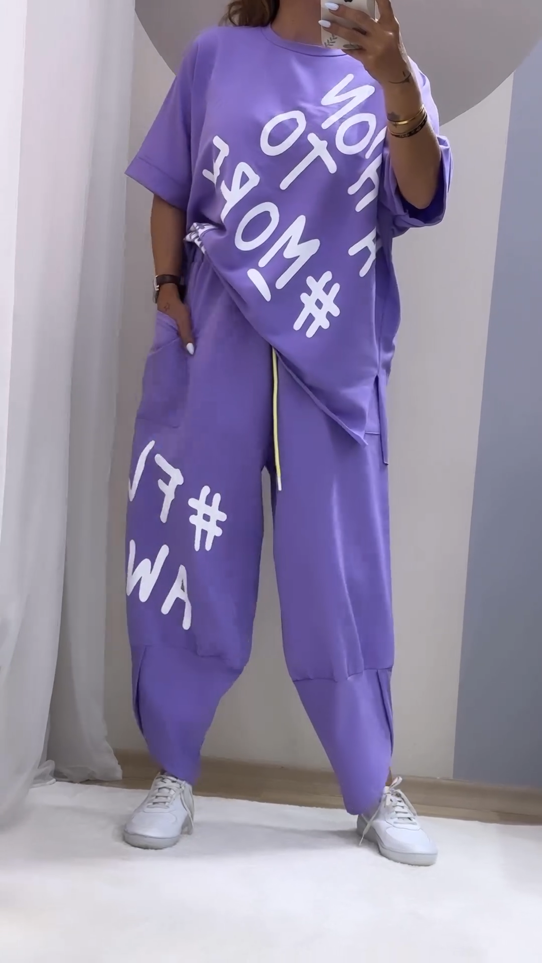 Claribel™ | Summer Outfit Letter Print T-shirt And Pants Set