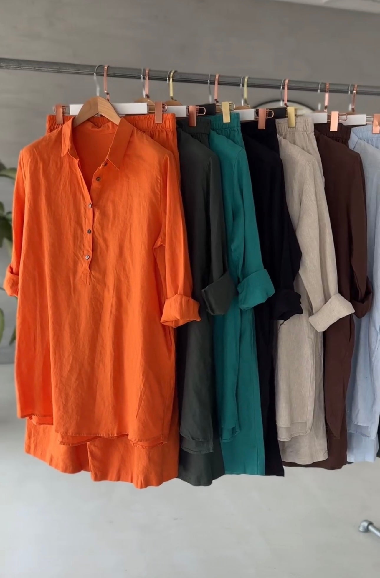 India | Cotton two-piece set with shirt and relaxed pants