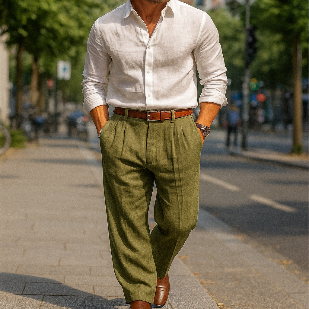 Libra™ | Classic Cotton Linen Pants