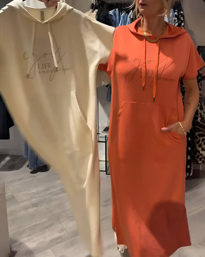 Solis™ | Women's Casual Long Hoodie Dress with Pockets