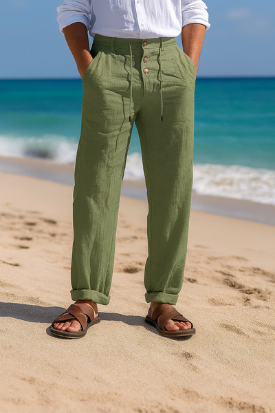 Brent™  | Cotton Linen Beach Pants