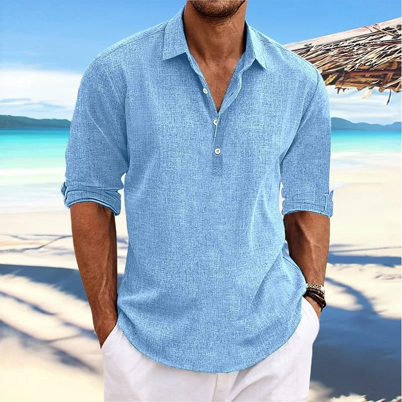 Daryl™ | High-Quality Cotton Linen Shirt
