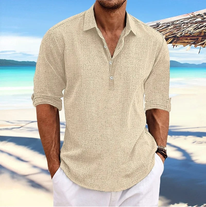 Daryl™ | High-Quality Cotton Linen Shirt