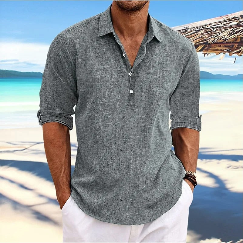 Daryl™ | High-Quality Cotton Linen Shirt