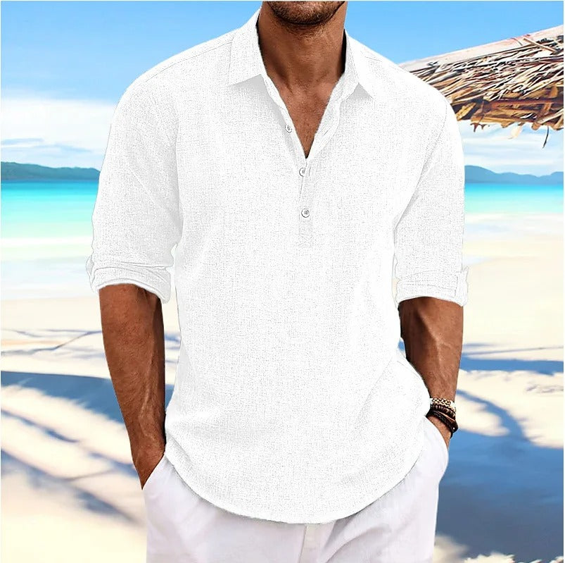 Daryl™ | High-Quality Cotton Linen Shirt