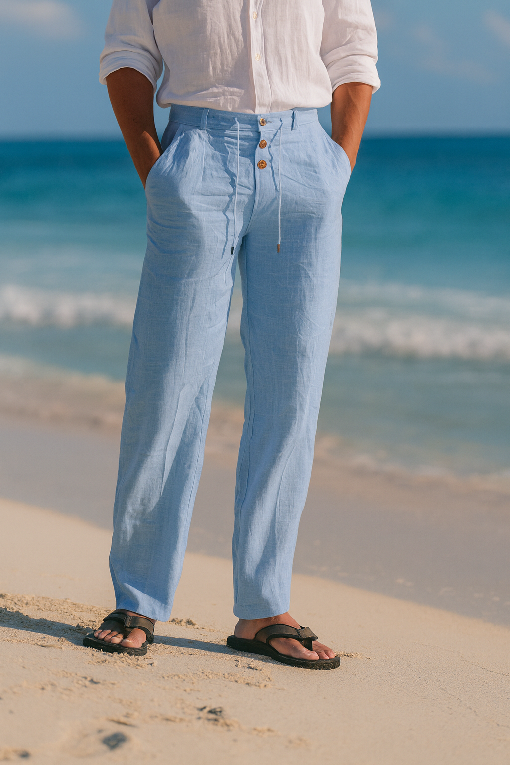 Brent™  | Cotton Linen Beach Pants