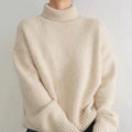 Women's 100% Wool Turtleneck Sweater – Winter Knit
