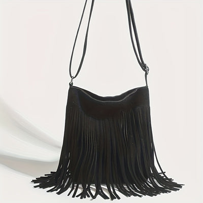 Faye | Boho Chic Fringe Shoulder Bag