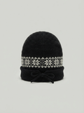 Fair Isle Rolled-Edge Knit Beanie