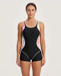 Women's Racerback Tie Dye One Piece Swimsuit