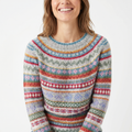 Women's Retro Nordic Knit Sweater – Soft Autumn Jumper