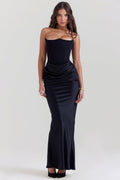 Women's Strapless Corset Dress – Sculpted Elegance
