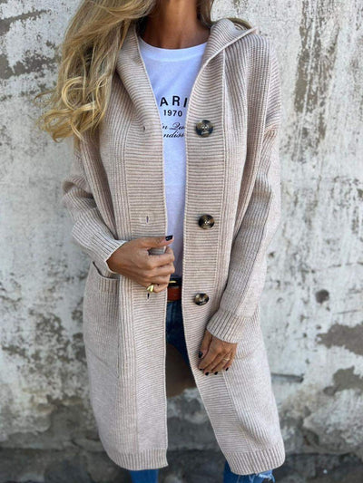 Kara | Elegant Long Knit Cardigan