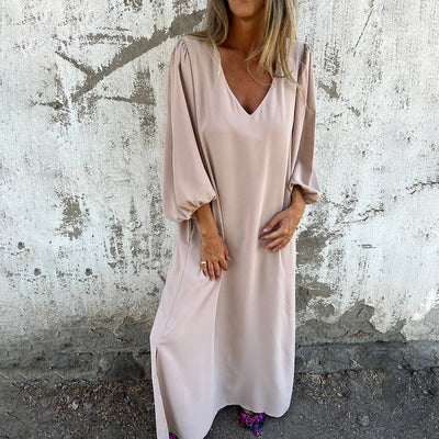 Tessa | Flowing Boho Maxi Dress with Pockets