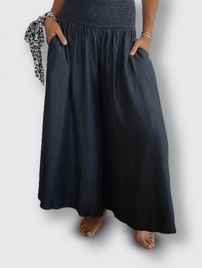 Arleen™  | High Waist, Wide Leg Pants with Pocket