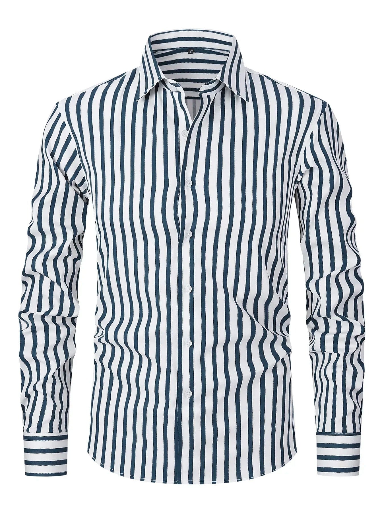 Ace™ | Stripe Printed Men’s Long Sleeve Shirt