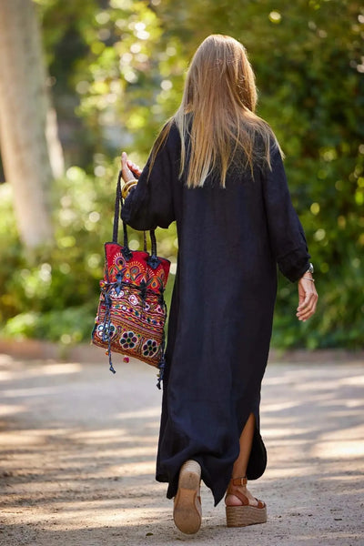 Aurora™ | Retro Loose Maxi Dress for Women