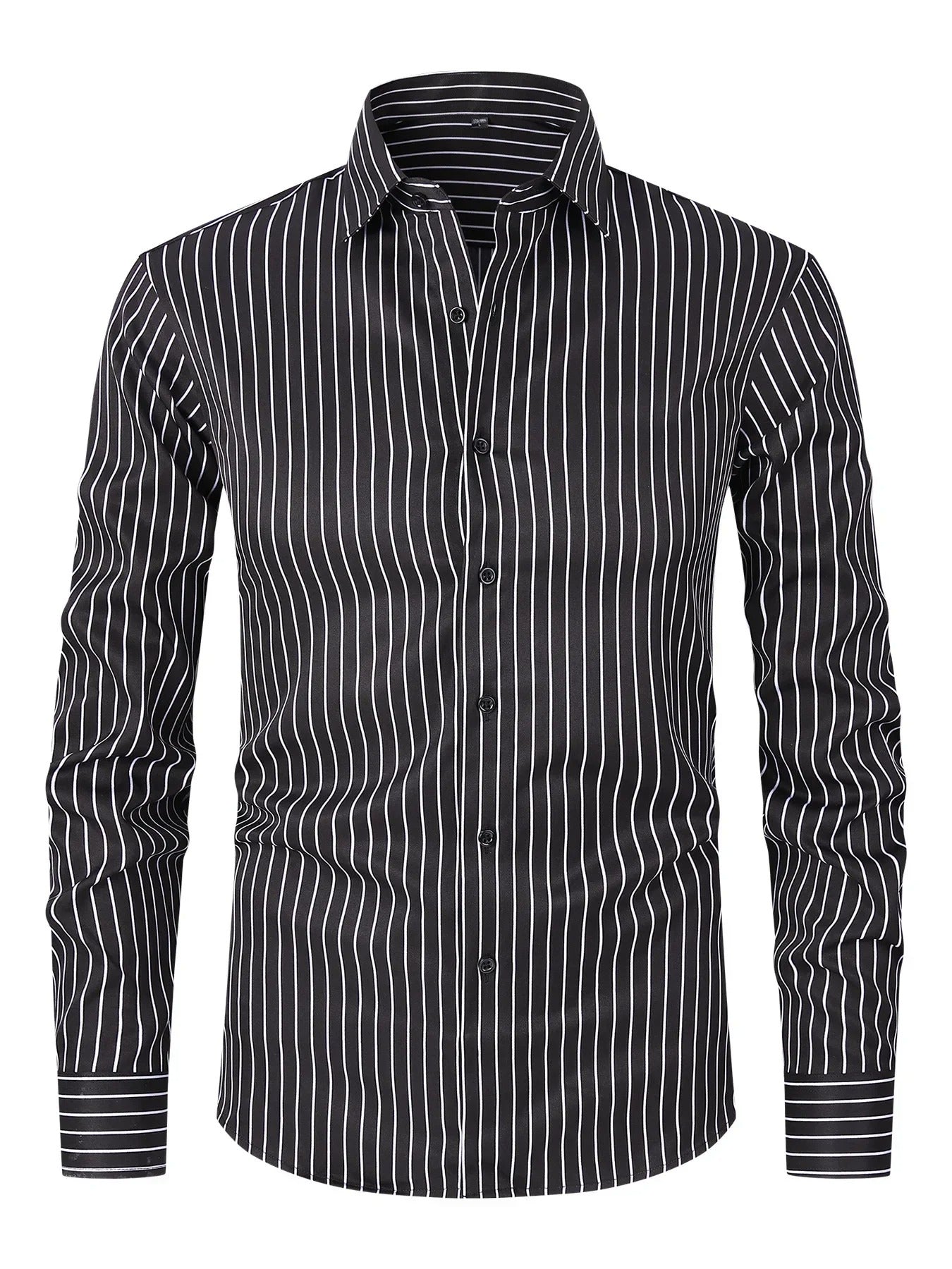 Ace™ | Stripe Printed Men’s Long Sleeve Shirt