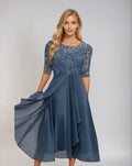 Women's Chiffon Lace Long Dress – Elegant Maxi