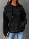 Women's Oversized Cotton Hoodie – Casual Drawstring Pullover