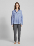 Relaxed Woven Blouse: Everyday Cornflower