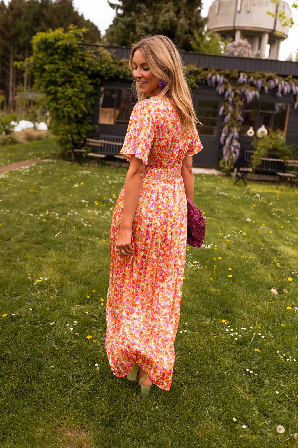 Allyson™ | Summer Floral Print Casual Maxi Dress