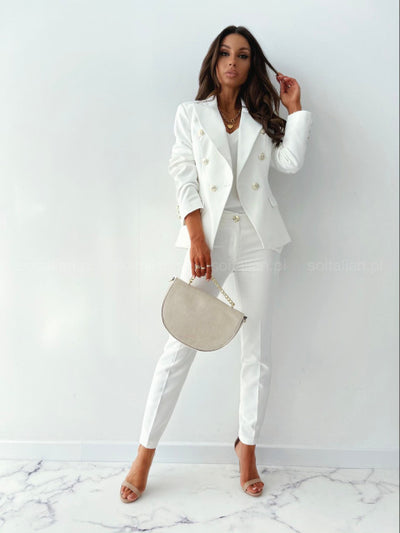 LUXILY™ | Creamy White Trousers