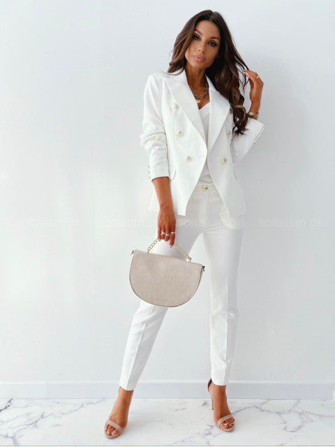 LUXILY™ | Creamy White Trousers