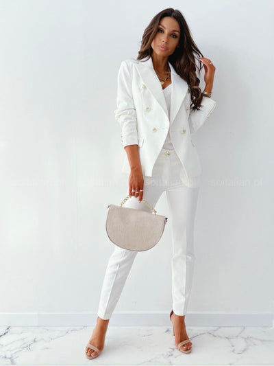 LUXILY™ | Creamy White Trousers