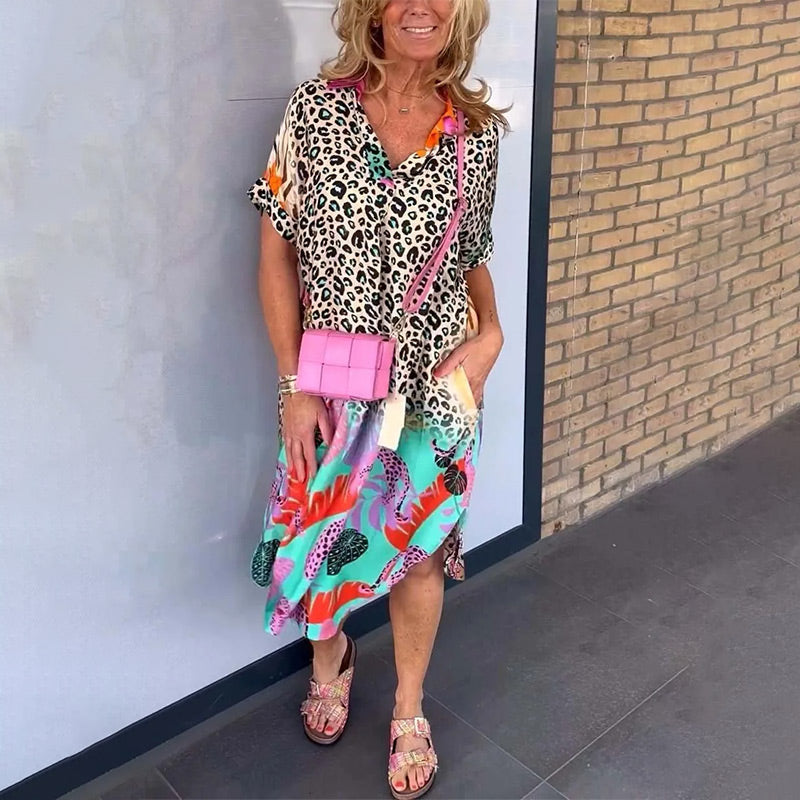 Tasha™ | Casual Leopard Print Dress