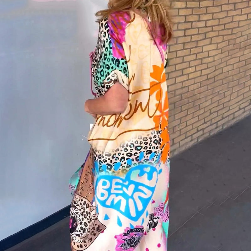 Tasha™ | Casual Leopard Print Dress