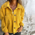 Women's Short Wool Blazer Jacket – Cropped Lamb Wool