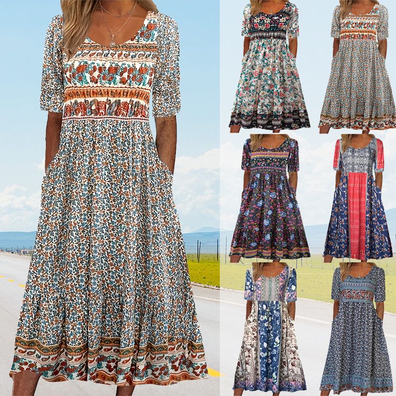 Colleen™ | Bohemian Summer Maxi Dress