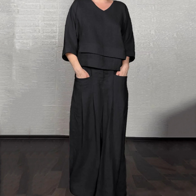 Daisy™ | Full Sleeve Top & Wide-Leg Set