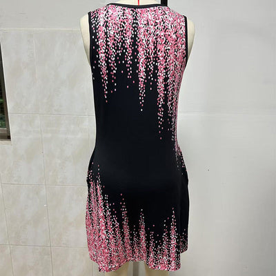 Selena™ | O-Neck Sleeveless Tank Dress