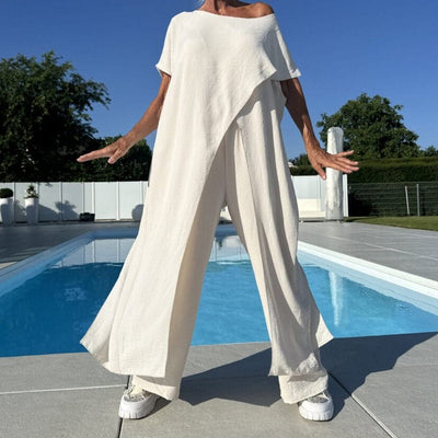 Mia™ | Off Shoulder Top & Pants Set