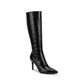 Women's Knee-High Stiletto Boots Australia – 7cm Croco Pointed Toe