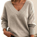 Women's Cashmere V-Neck Sweater – Luxury Knit Jumper