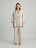 Textured Jacket and Trouser Co-Ord Set