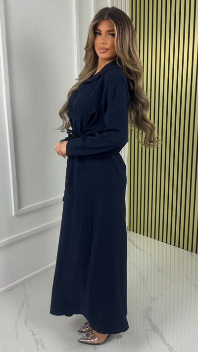 Hazel™ |  Maxi Dress with Tie Belt