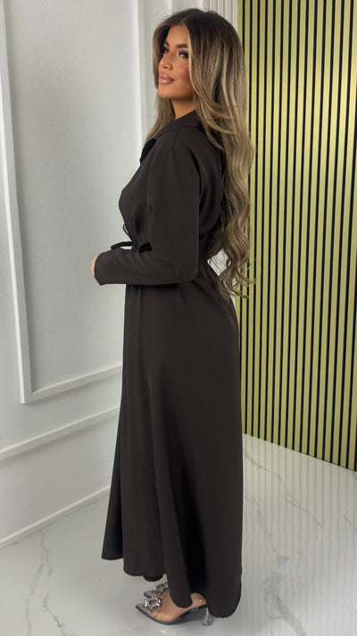 Hazel™ |  Maxi Dress with Tie Belt