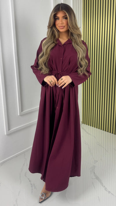Hazel™ |  Maxi Dress with Tie Belt