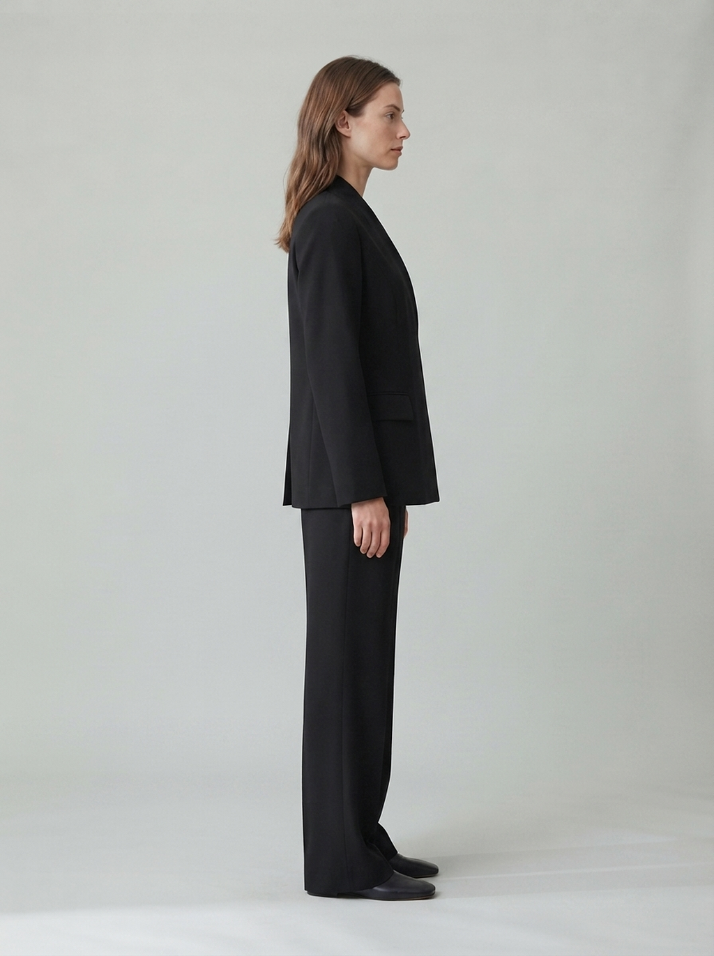 Two-Piece Blazer and Trouser Set - side view