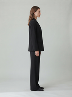 Two-Piece Blazer and Trouser Set - side view